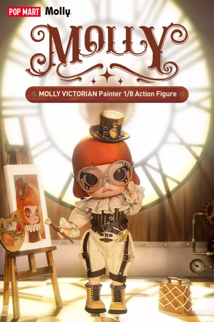 MOLLY viktoriansk maler 1/8 actionfigur