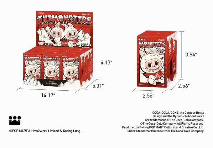 MONSTERNE I COCA-COLA-SERIEN – Vinylboks med ansikt