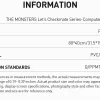 MONSTRENE Let’s Checkmate-serien – Skrivebordsmatte til datamaskin