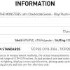 MONSTRENE Let’s Checkmate-serien – vinylplysj-hengekort
