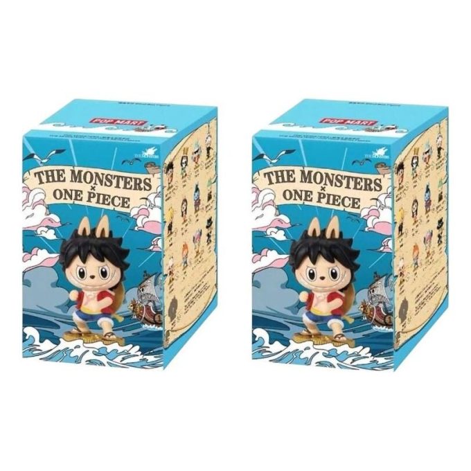 One Piece The Monsters Labubu forseglet etui (2 blinde esker)