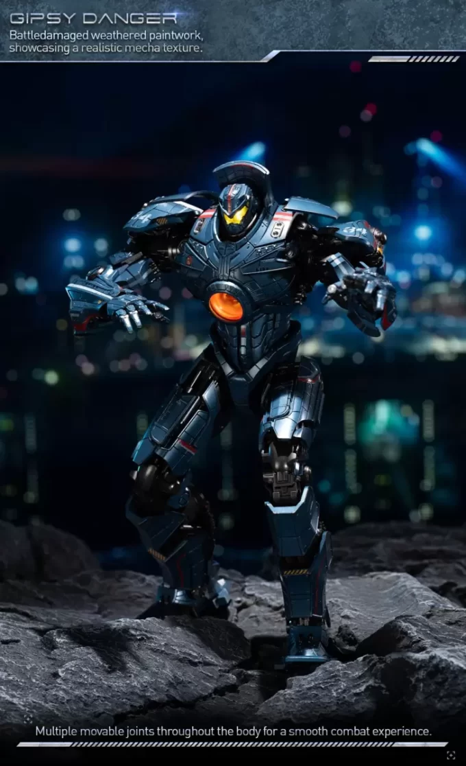 Pacific Rim: Gipsy Danger støpt actionfigur
