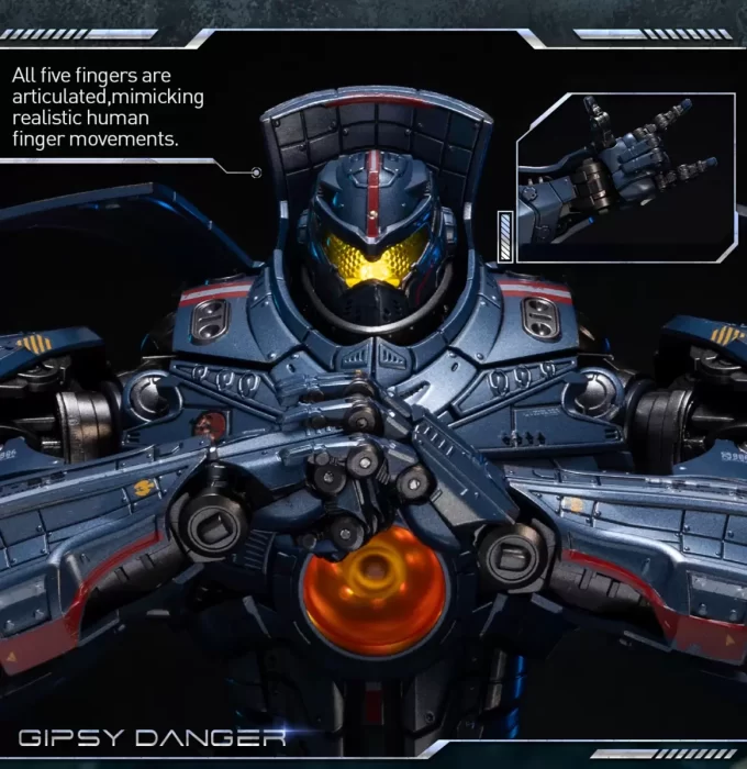 Pacific Rim: Gipsy Danger støpt actionfigur
