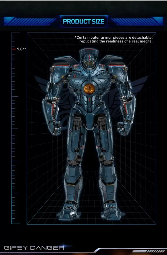 Pacific Rim: Gipsy Danger støpt actionfigur