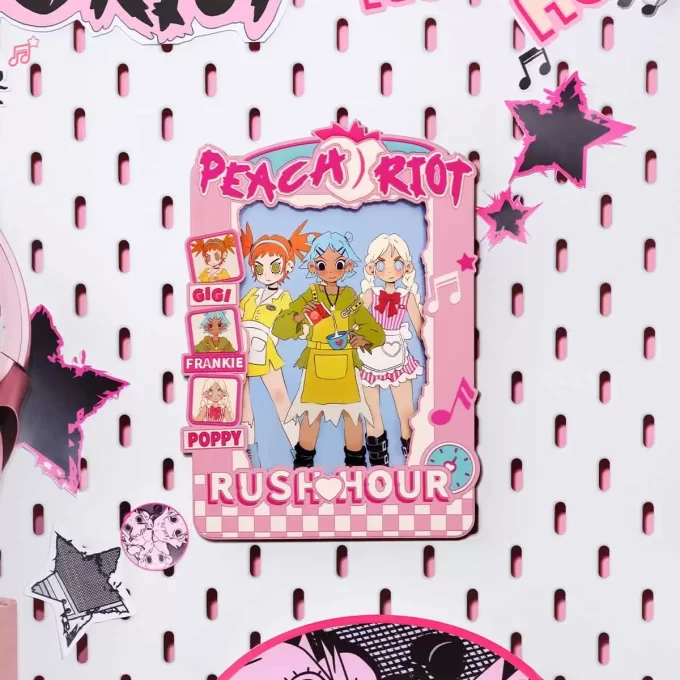 Peach Riot Rush Hour-serien – fotoramme (6 tommer)