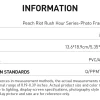 Peach Riot Rush Hour-serien – fotoramme (6 tommer)