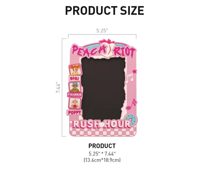Peach Riot Rush Hour-serien – fotoramme (6 tommer)