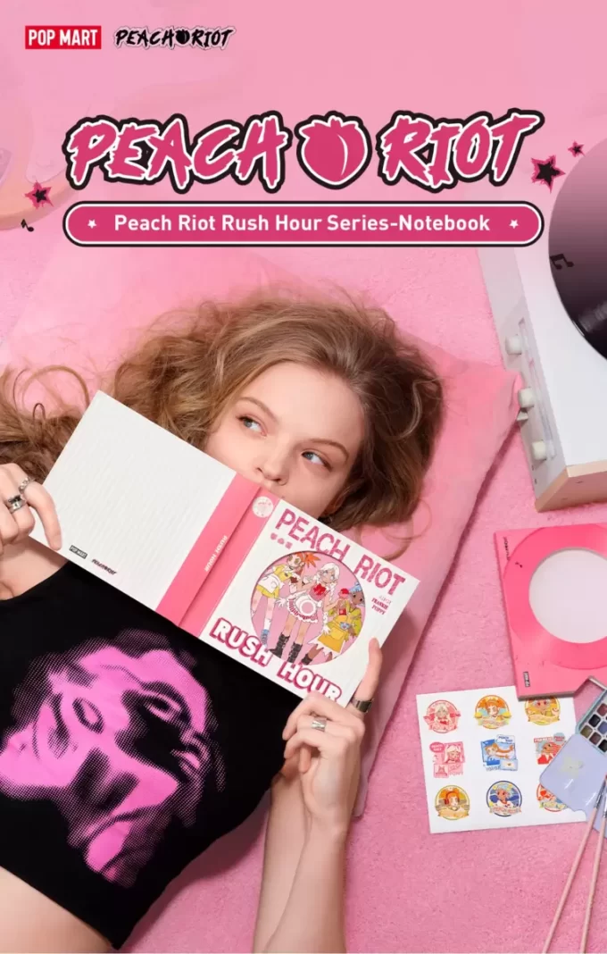 Peach Riot Rush Hour-serien – Notatbok