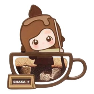 Pop Bean Coffee Factory kjøleskapsmagnet &laquo;Chaka Double-shot Espresso&raquo;