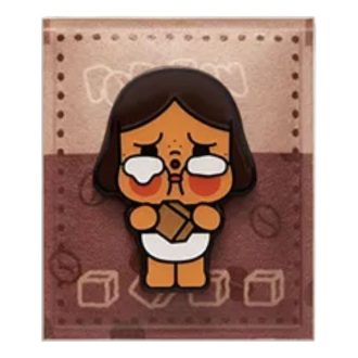 Pop Bean Coffee Factory kjøleskapsmagnet &laquo;Crybaby Golden Sugar Seasoning&raquo;