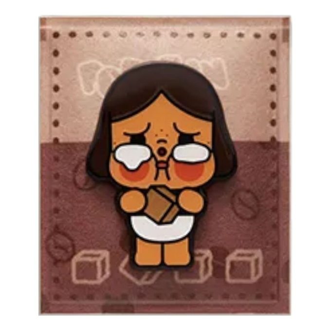 Pop Bean Coffee Factory kjøleskapsmagnet &laquo;Crybaby Golden Sugar Seasoning&raquo;