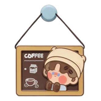 Pop Bean Coffee Factory kjøleskapsmagnet &laquo;Pino Jelly Milk Coffee Lover&raquo;