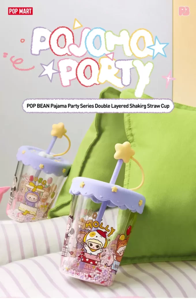 POP BEAN Pajama Party Dobbeltlags Ristestråkopp