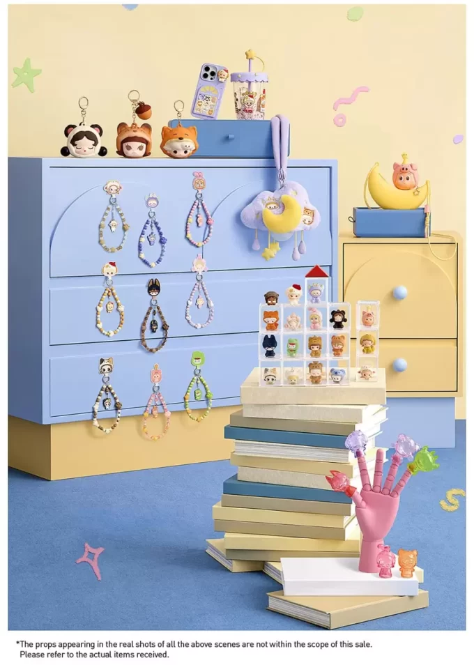 POP BEAN Pajama Party Plysj Sky Nattlampe