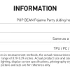 POP BEAN Pajama Party Skyvehullstelefondeksel