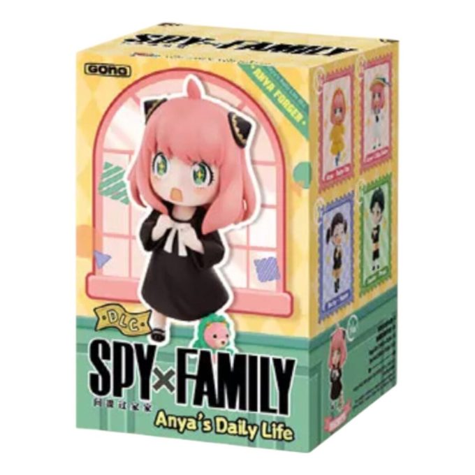 Pop Mart SPY X FAMILY Anya’s Everyday DLC-figurer i forseglet etui (1 blindboks)