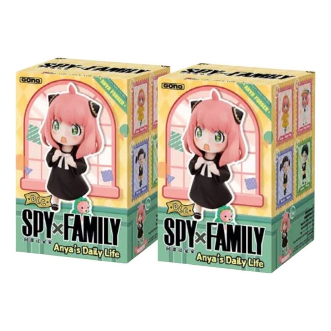 Pop Mart SPY X FAMILY Anya’s Everyday DLC-figurer i forseglet etui (2 blinde esker)