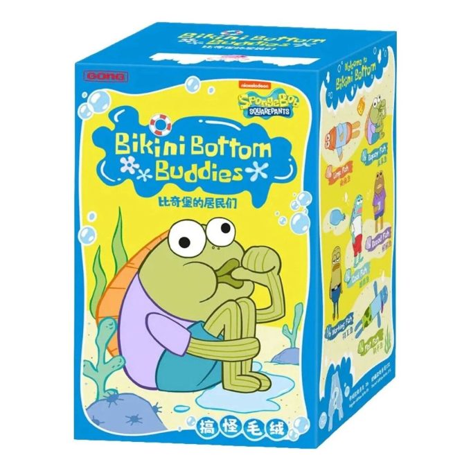Pop Mart x Bikini Bottom Buddies Plysjforseglet Etui (1 Blindboks)