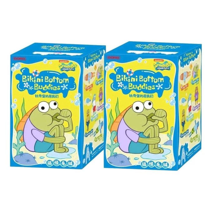 Pop Mart x Bikini Bottom Buddies Plysjforseglet Etui (2 Blindbokser)