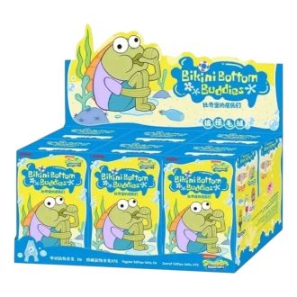 Pop Mart x Bikini Bottom Buddies Plysjforseglet Etui (6 Blindbokser)