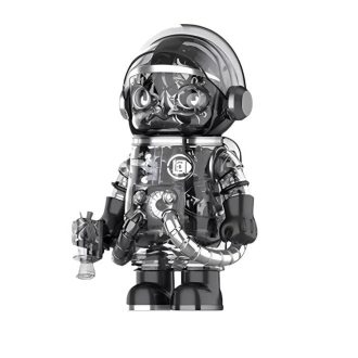 Pop Mart x CLOT Mega Space Molly Black Alienegra-sett 400 %