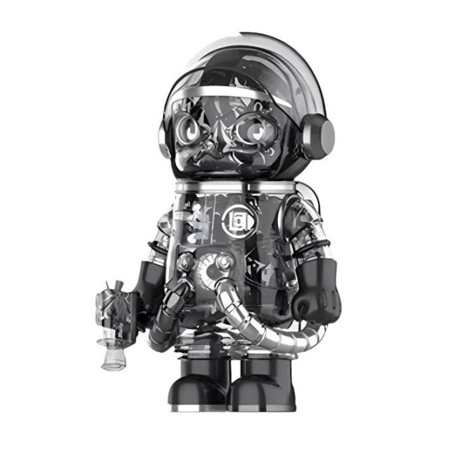 Pop Mart x CLOT Mega Space Molly Black Alienegra-sett 400 %