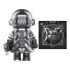 Pop Mart x CLOT Mega Space Molly Black Alienegra-sett 400 % + 3D stereoskopisk malerisett