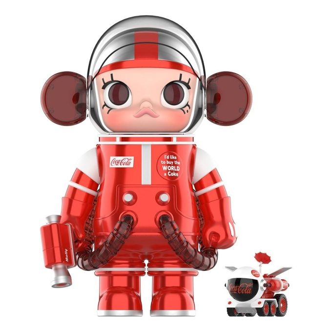 Pop Mart x Coca Cola Mega Space Molly 2 Figur 1000%