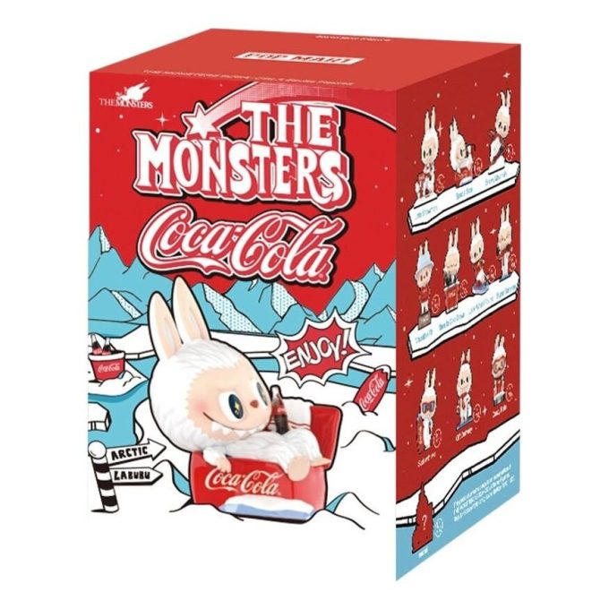 Pop Mart x Coca-Cola The Monsters Labubu-figur i forseglet etui (1 blindboks)