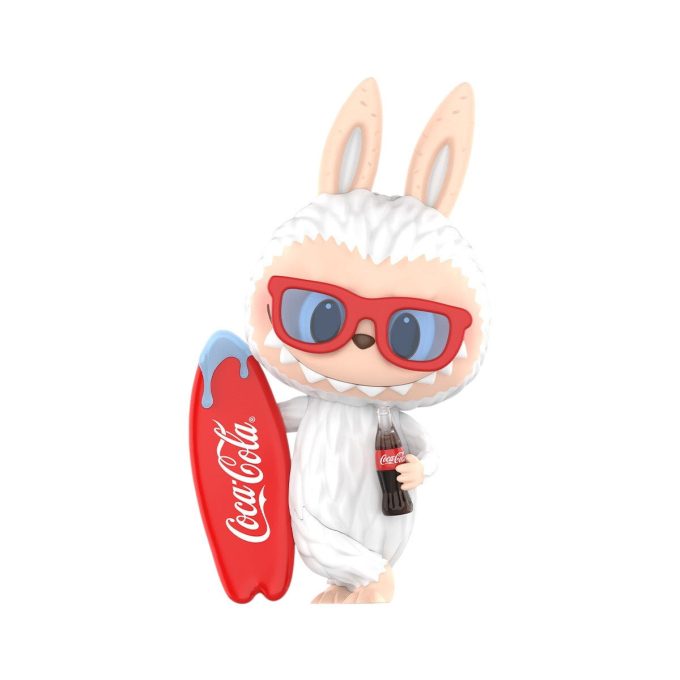 Pop Mart x Coca-Cola The Monsters Labubu-figur «Surf With Me»