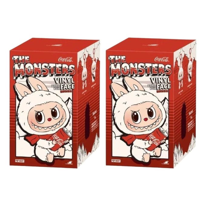 Pop Mart x Coca Cola The Monsters Labubu forseglet etui (2 blinde esker)