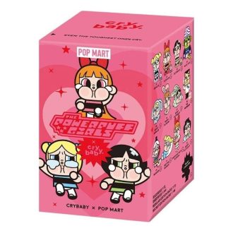 Pop Mart x Powerpuff Girls CryBaby vinylfigurer forseglet etui (1 blindboks)