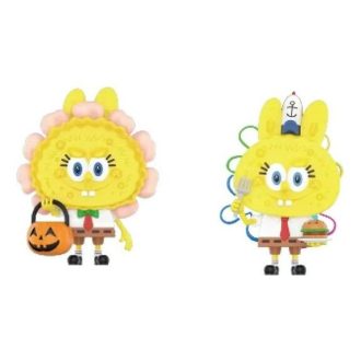 Pop Mart x SpongeBob Monsters Labubu &laquo;Jack O’Lantern og Ace Chef&raquo;