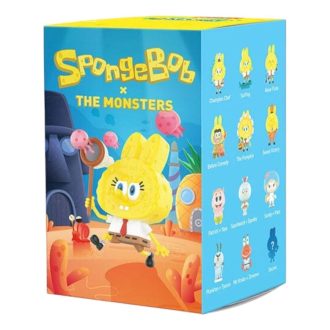 Pop Mart x SpongeBob The Monsters Labubu forseglet etui (1 blindboks)