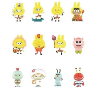 Pop Mart x SpongeBob The Monsters Labubu forseglet etui (12 blinde esker)