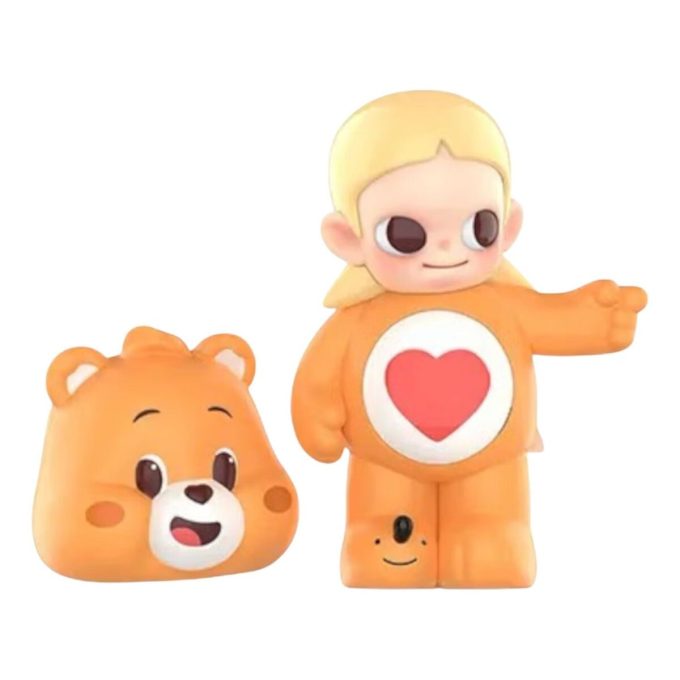 Pop Mart x Zsiga Care Bear-figurer «Myk, øm hjertebjørn»