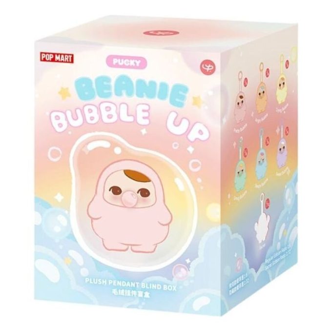 Pucky Beanie Bubble Up Plysj Anheng Forseglede Etuier (1 Blindboks)