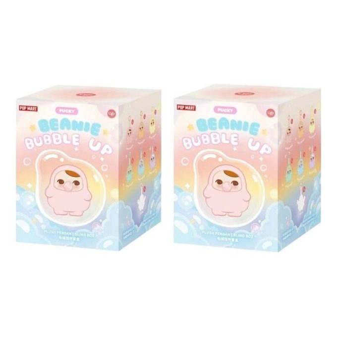 Pucky Beanie Bubble Up Plysj Anheng Forseglede Etuier (2 Blindbokser)