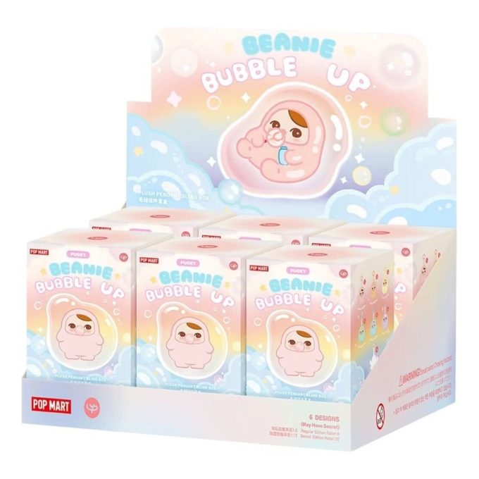 Pucky Beanie Bubble Up Plysj Anheng Forseglede Etuier (6 Blindbokser)