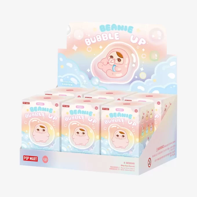 PUCKY BEANIE BUBBLE UP-SERIEN – Plysj anhengsboks