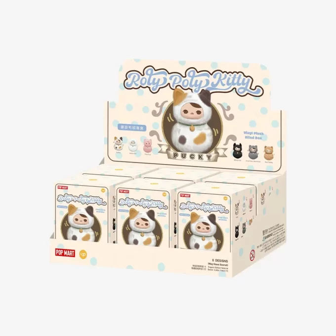 PUCKY Roly-Poly Kitty-serien – Vinylplysj-blindboks