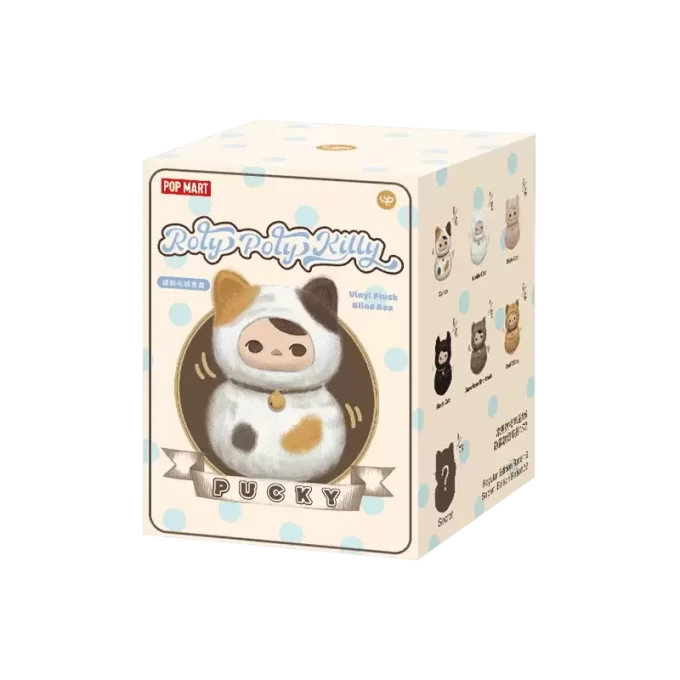 PUCKY Roly-Poly Kitty-serien – Vinylplysj-blindboks