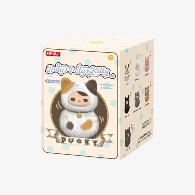 PUCKY Roly-Poly Kitty-serien – Vinylplysj-blindboks