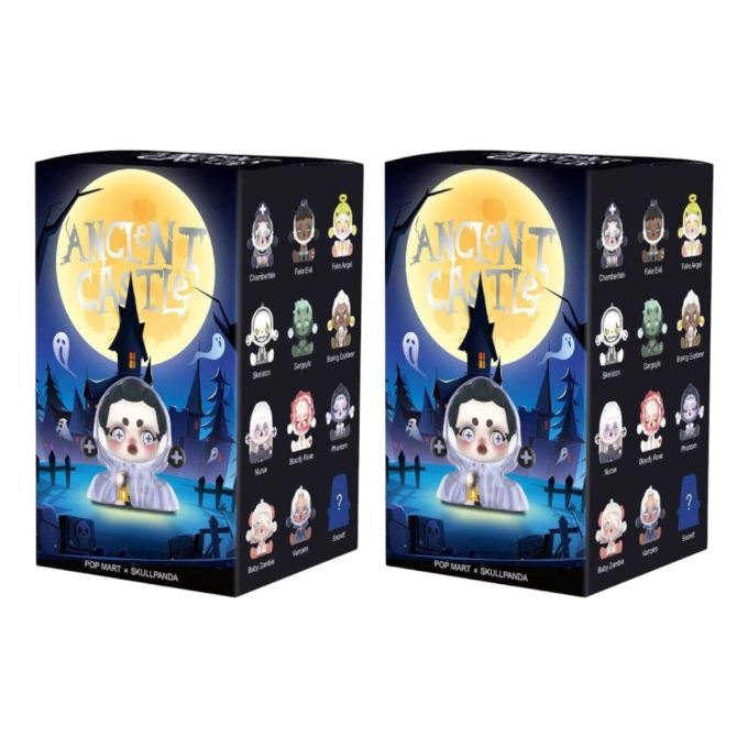 Skullpanda Jungle Castle forseglet etui (2 blinde esker)