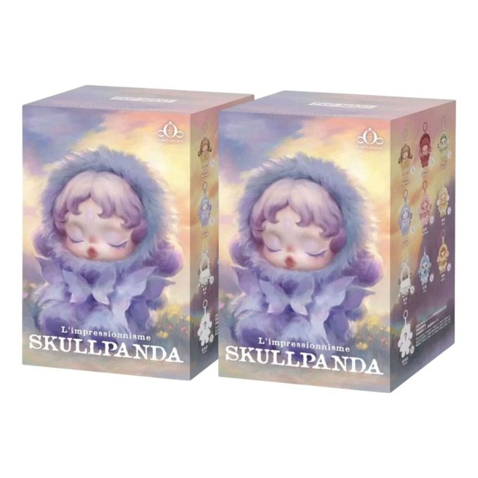 Skullpanda L&raquo;impressionnisme Plysj dukke forseglet etui (2 blinde bokser)