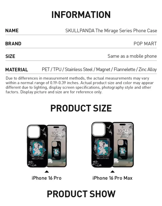 SKULLPANDA Mirage-seriens telefondeksel