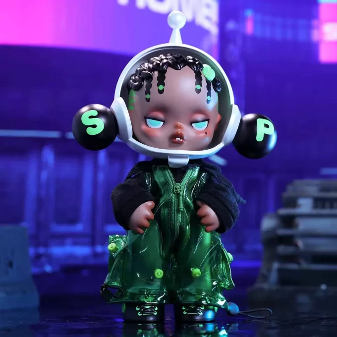 SKULLPANDA OOTD Den ville grønne figuren