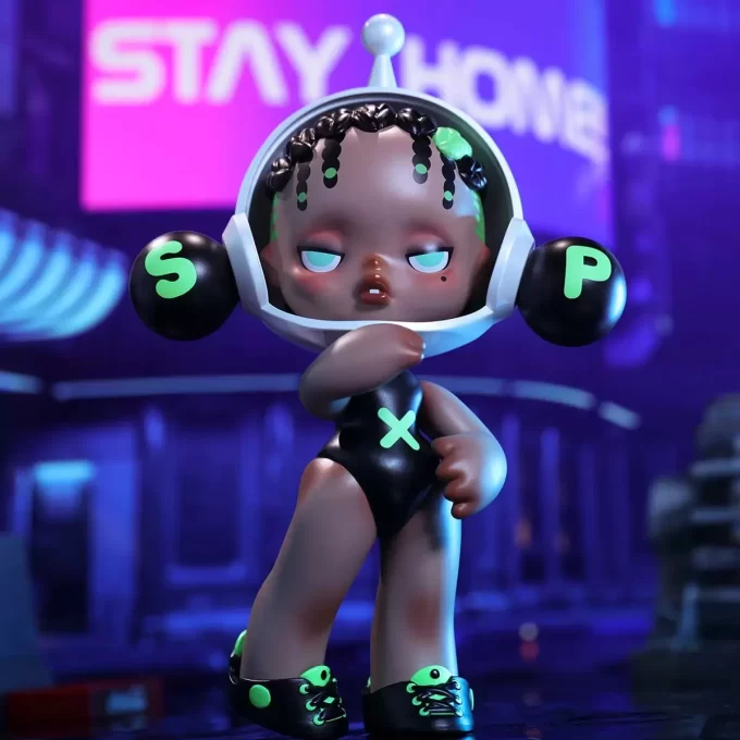 SKULLPANDA OOTD Den ville grønne figuren