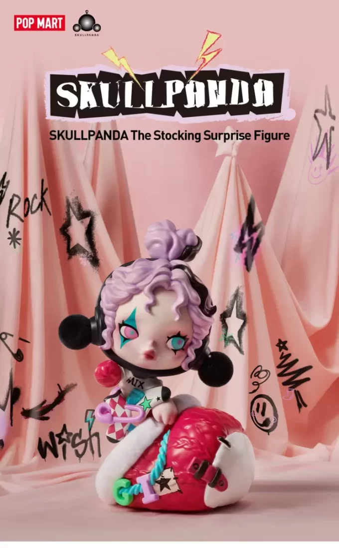 SKULLPANDA Overraskelsesfiguren med strømpen
