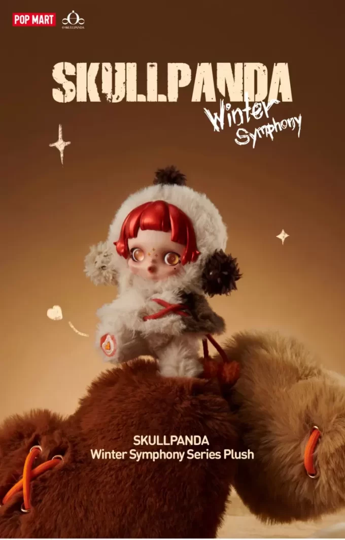 SKULLPANDA Winter Symphony-serien Plysj